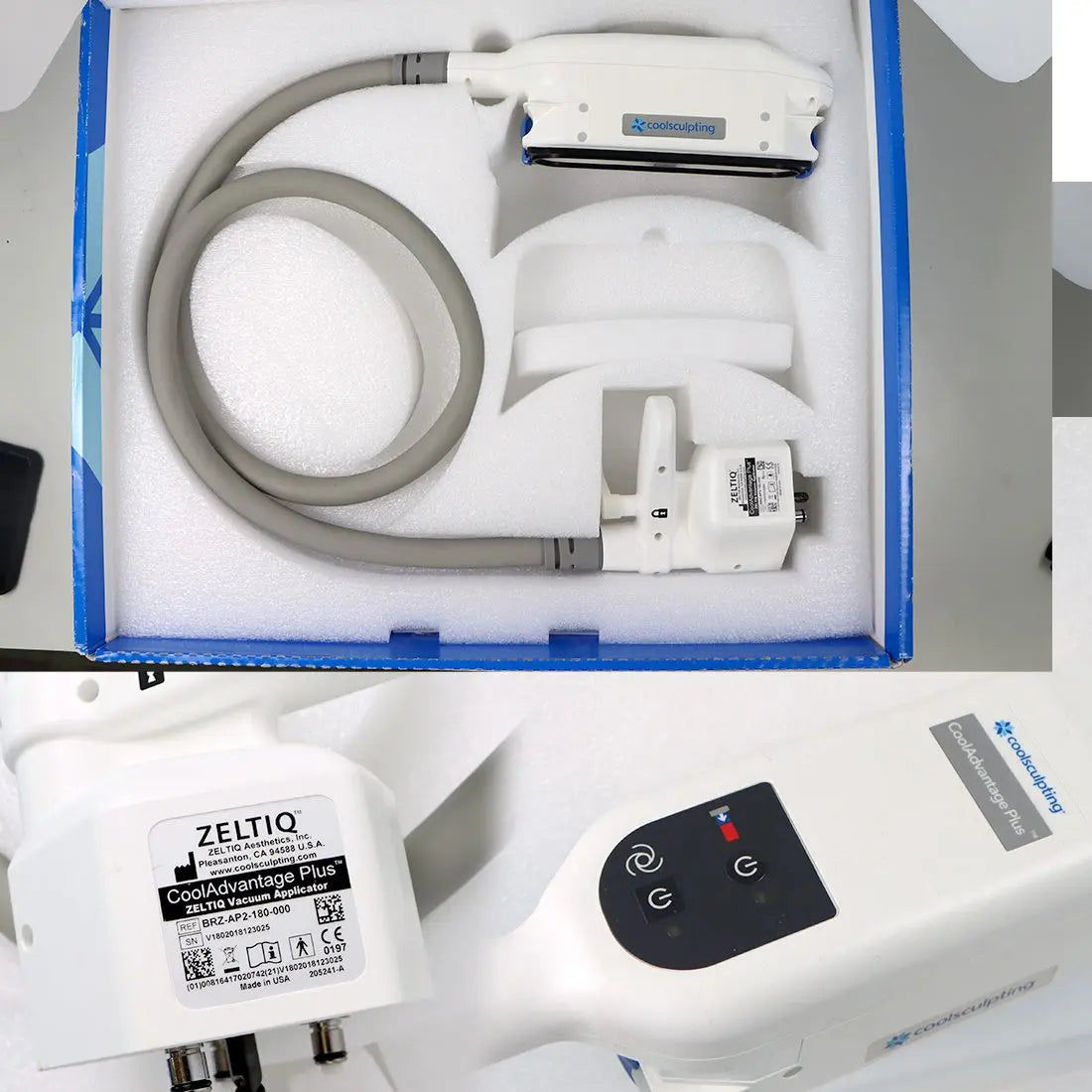 2018 Zeltiq CoolSculpting Body Contouring Fat Reduction System 3 Applicators