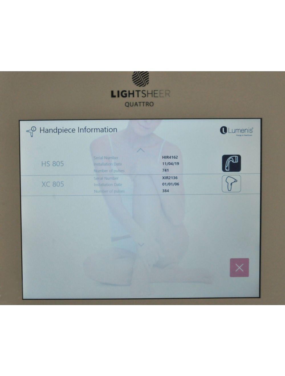 2019 Lumenis LightSheer Quattro Diode Laser Hair Removal Light Sheer 805 1060 nm image 8