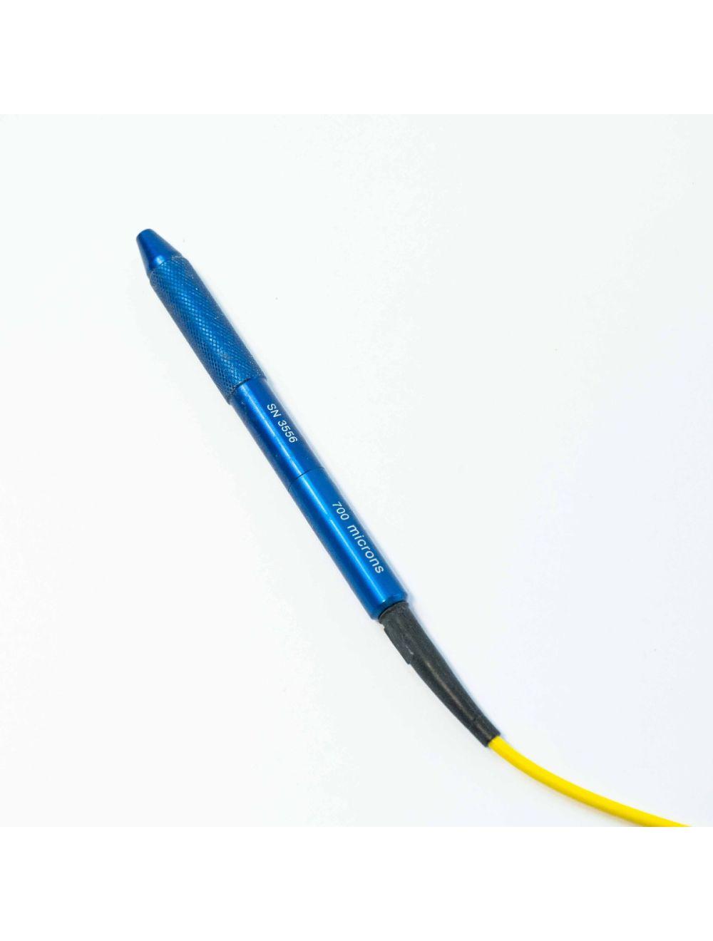 Iridex Iriderm Laserscope 700 Microns Laser Fiber Handpiece Yellow Blue SN 3556 image 2