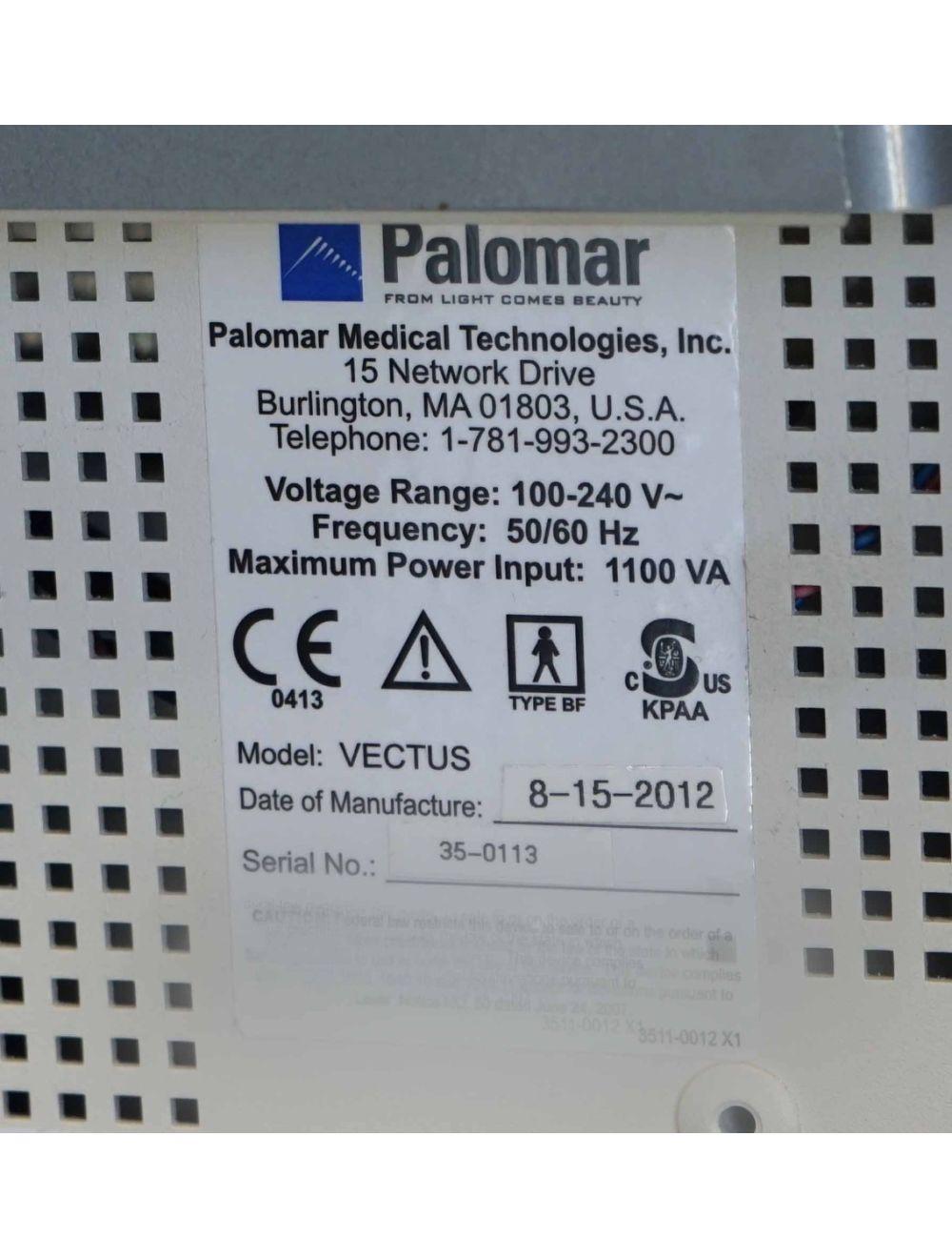 2012 Palomar Vectus 810 nm Diode Laser Hair Removal Cynosure Aesthetic Treatment image 12