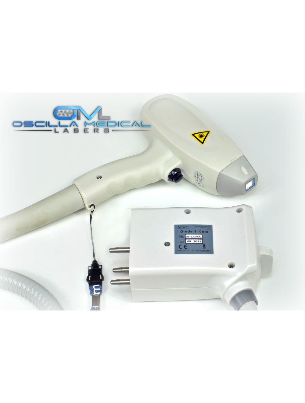 2013 Alma Lasers Soprano ICE XLI HandPiece 810nm 1cm Hair Removal Laser HR image 1