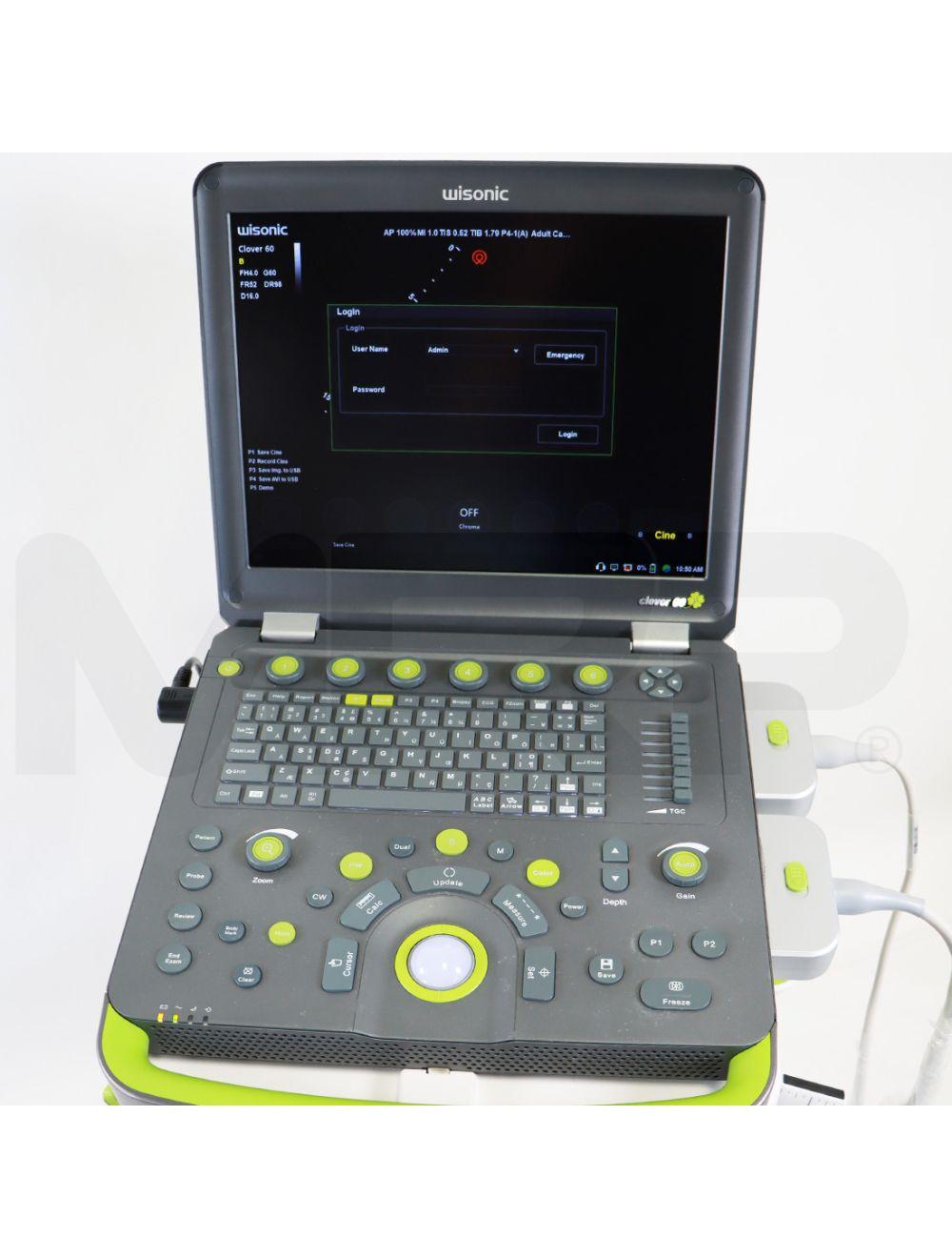 2023 Wisonic Clover 60 Diagnostic Ultrasound System W/ Trolley Cart image 8