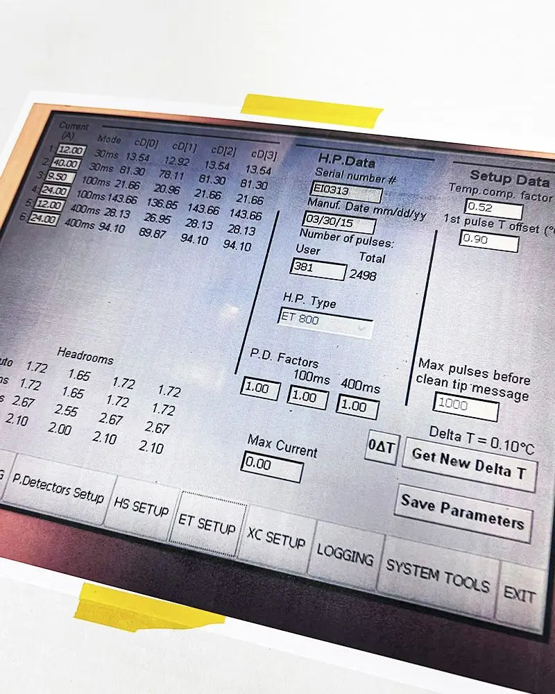 Lumenis Laser LightSheer Handpiece Hair Removal 805nm 9x9 Chill ET Hand Piece