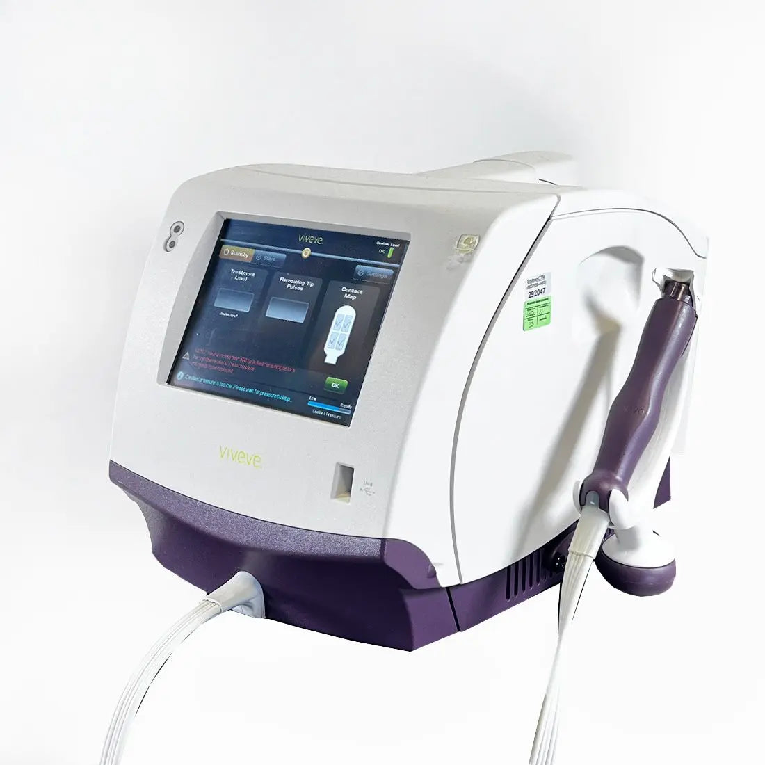 2017 Viveve Console S Feminine Vaginal Rejuvenation RF System VIVGE01S
