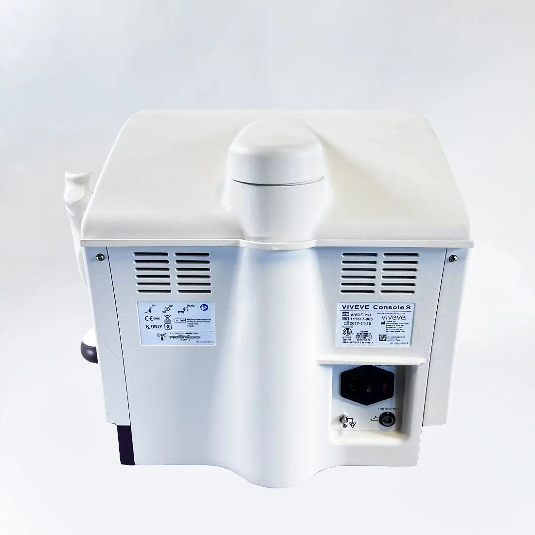 2017 Viveve Console S Feminine Vaginal Rejuvenation RF System VIVGE01S