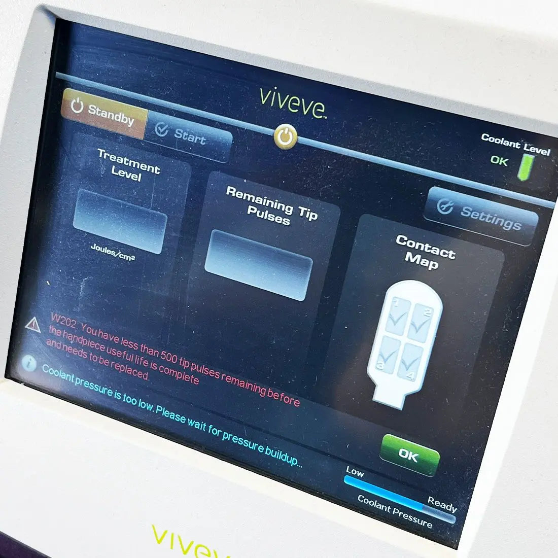 2017 Viveve Console S Feminine Vaginal Rejuvenation RF System VIVGE01S