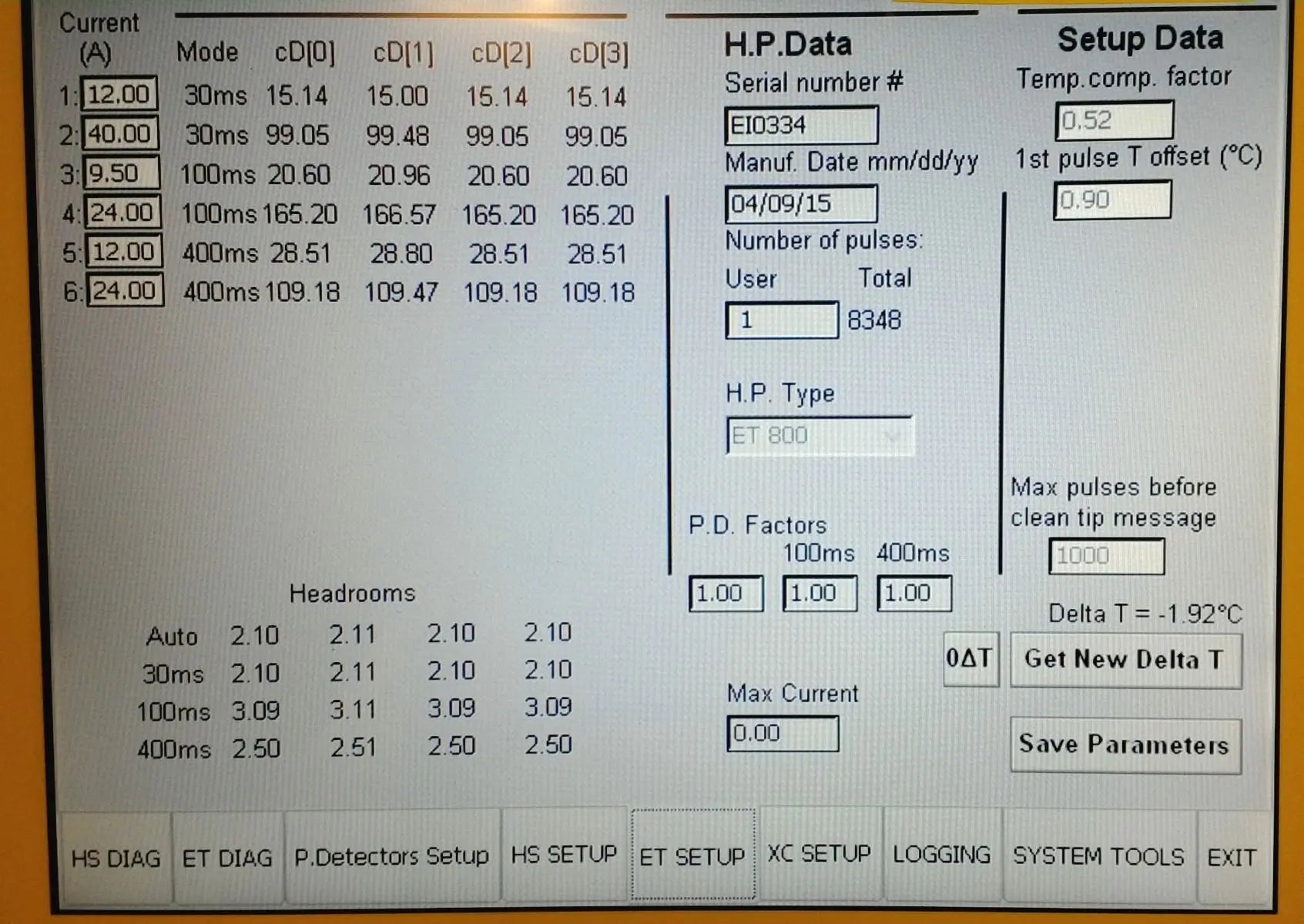 2015 Lumenis LightSheer Desire ET Diode Laser Hair Removal Chill Tip Handpiece