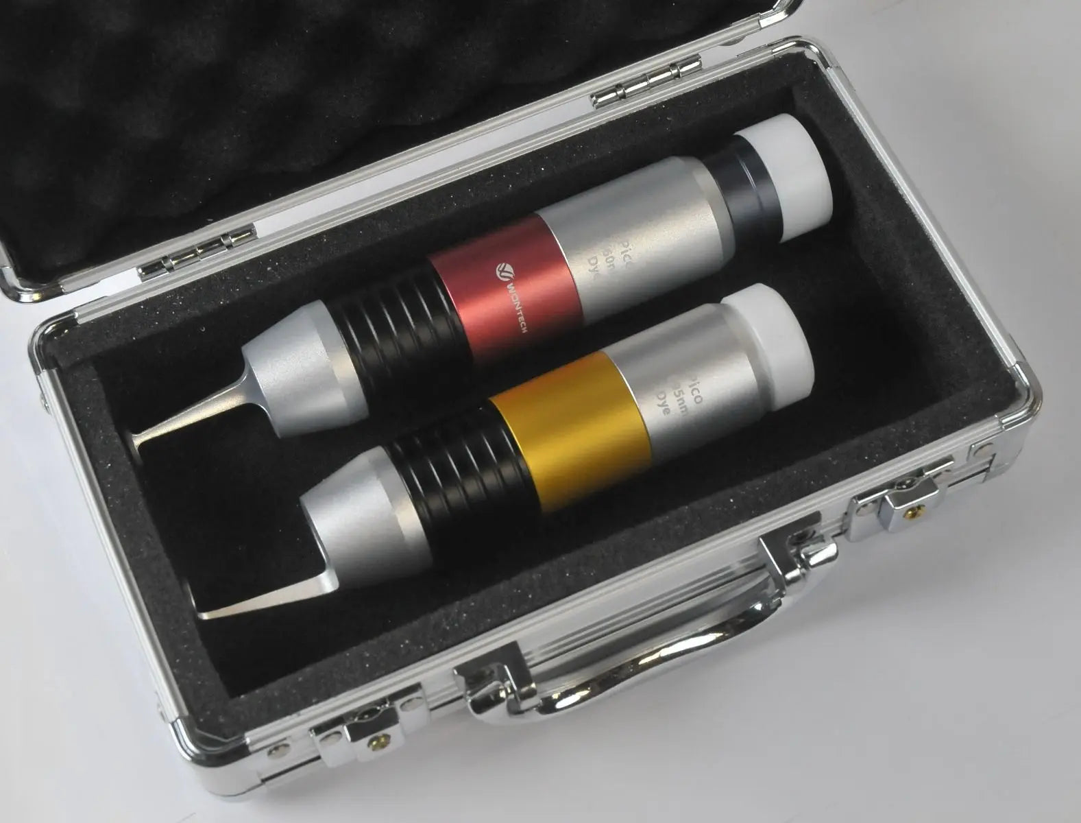 Wontech Pico PicoCare 595nm 660nm Gold Red Laser Dye Fractional Handpiece Set