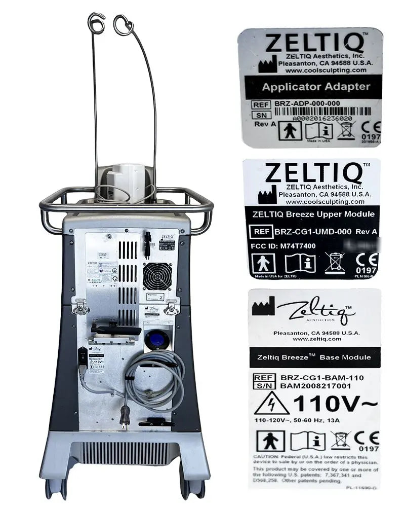 2008 Zeltiq CoolSculpting Body Contouring Shaping Cool Sculpting 5 Applicators